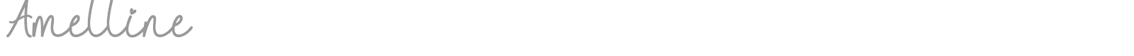 Amelline font preview